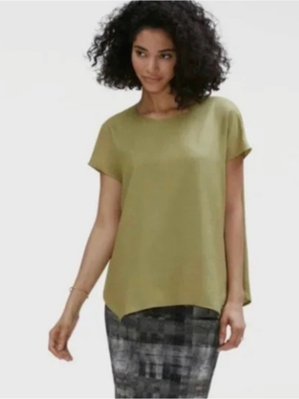 MM Lafleur The Didion Green Top size Small